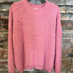 Cozy Bubblegum Pink Women's Sweater